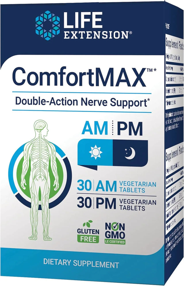 LIFE EXTENSION - Life Extension ComfortMAX 60 Tabletas - The Red Vitamin MX - Suplementos Alimenticios - {{ shop.shopifyCountryName }}