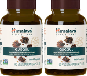 HIMALAYA - Himalaya Guggul Cholesterol Supplement 60 Capsulas 2 Pack - The Red Vitamin MX - Suplementos Alimenticios - {{ shop.shopifyCountryName }}