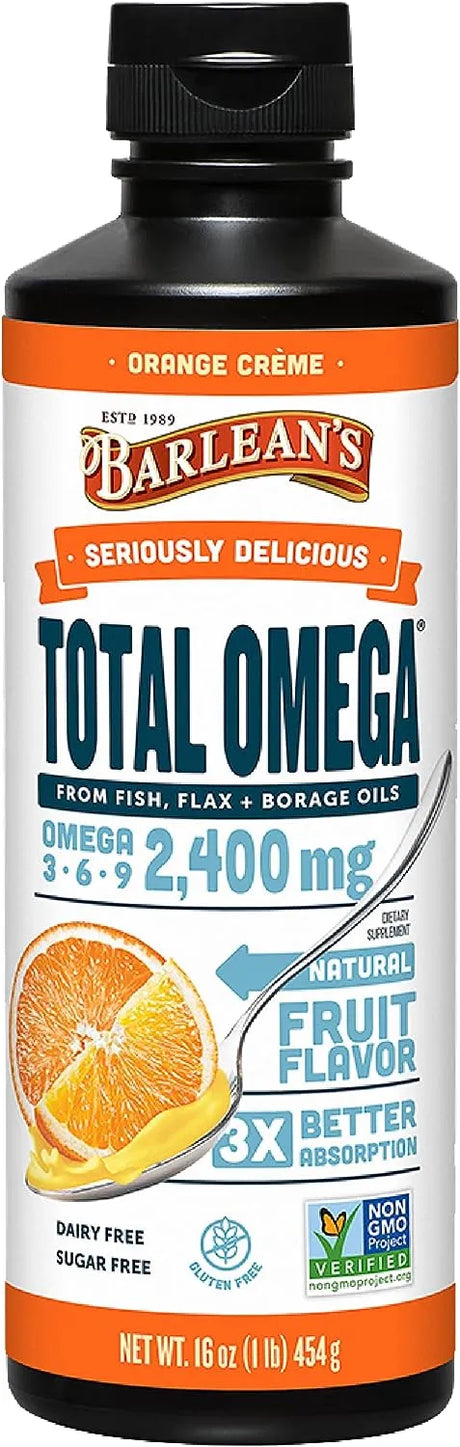 BARLEAN´S - Barlean's Total Omega 3 Fish Oil Liquid 16 Oz. - The Red Vitamin MX - Suplementos Alimenticios - {{ shop.shopifyCountryName }}