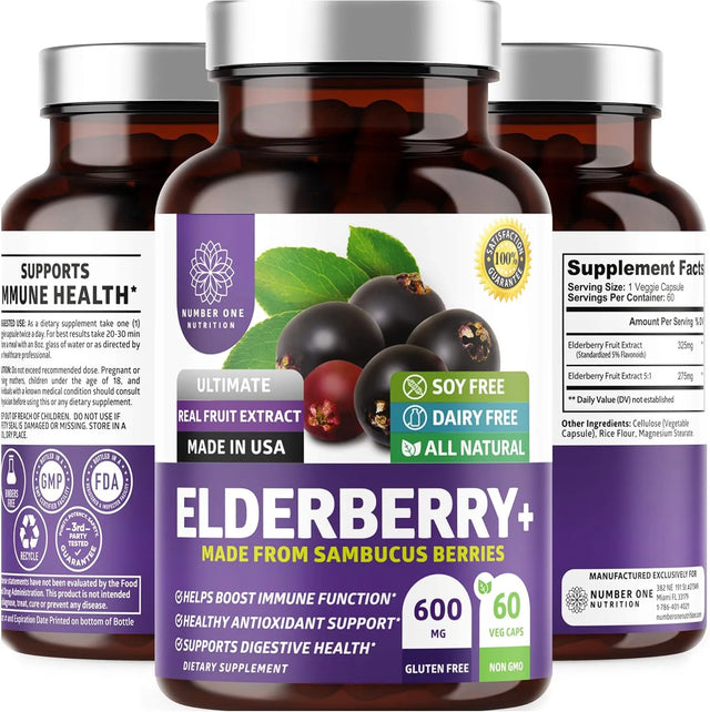 N1N - N1N Premium Black Elderberry 60 Capsulas - The Red Vitamin MX - Suplementos Alimenticios - {{ shop.shopifyCountryName }}