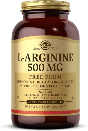 SOLGAR L-Arginine 500Mg. 250 Capsulas