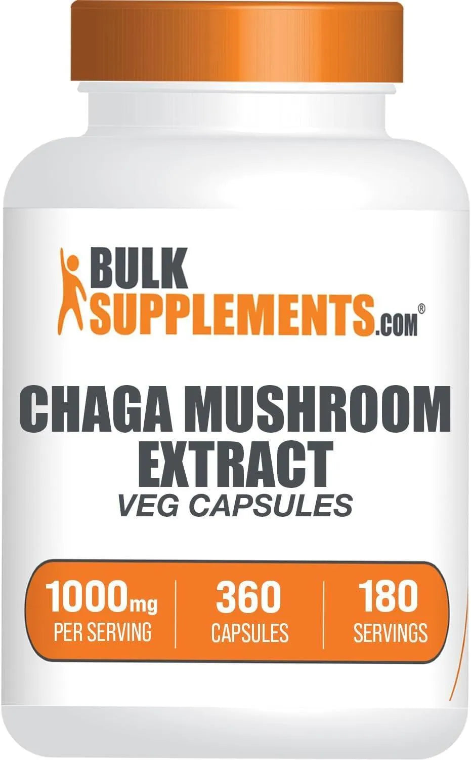 BULK SUPPLEMENTS - Bulk Supplements Chaga Mushroom Extract 360 Capsulas - The Red Vitamin MX - Suplementos Alimenticios - {{ shop.shopifyCountryName }}