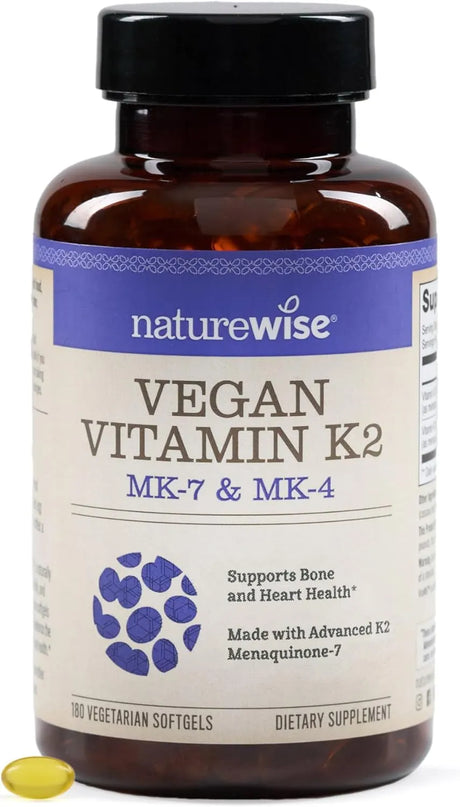 NATUREWISE - NatureWise Vitamin K2 180 Capsulas Blandas - The Red Vitamin MX - Suplementos Alimenticios - {{ shop.shopifyCountryName }}