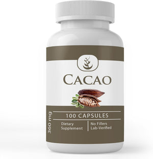 Pure Original Ingredients Cacao 100 Capsulas