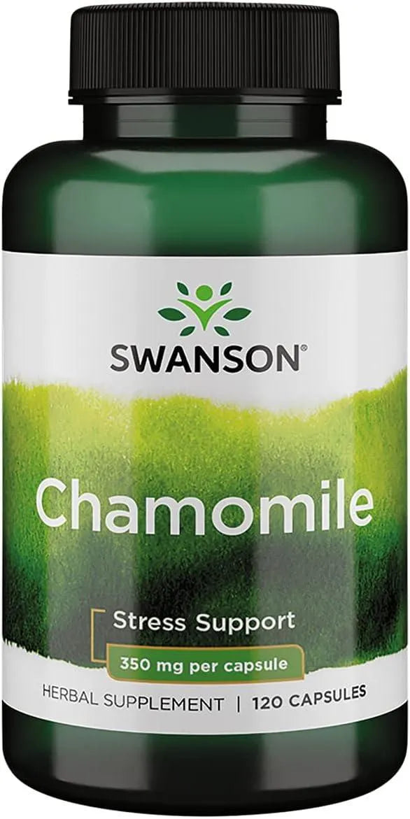 SWANSON - Swanson Chamomile Stress Support 120 Capsulas - The Red Vitamin MX - Suplementos Alimenticios - {{ shop.shopifyCountryName }}