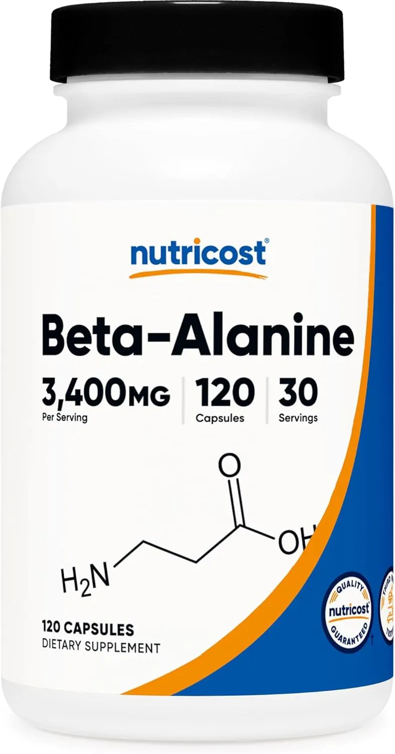 NUTRICOST - Nutricost Beta-Alanine 3400Mg. 120 Capsulas - The Red Vitamin MX - Suplementos Alimenticios - {{ shop.shopifyCountryName }}