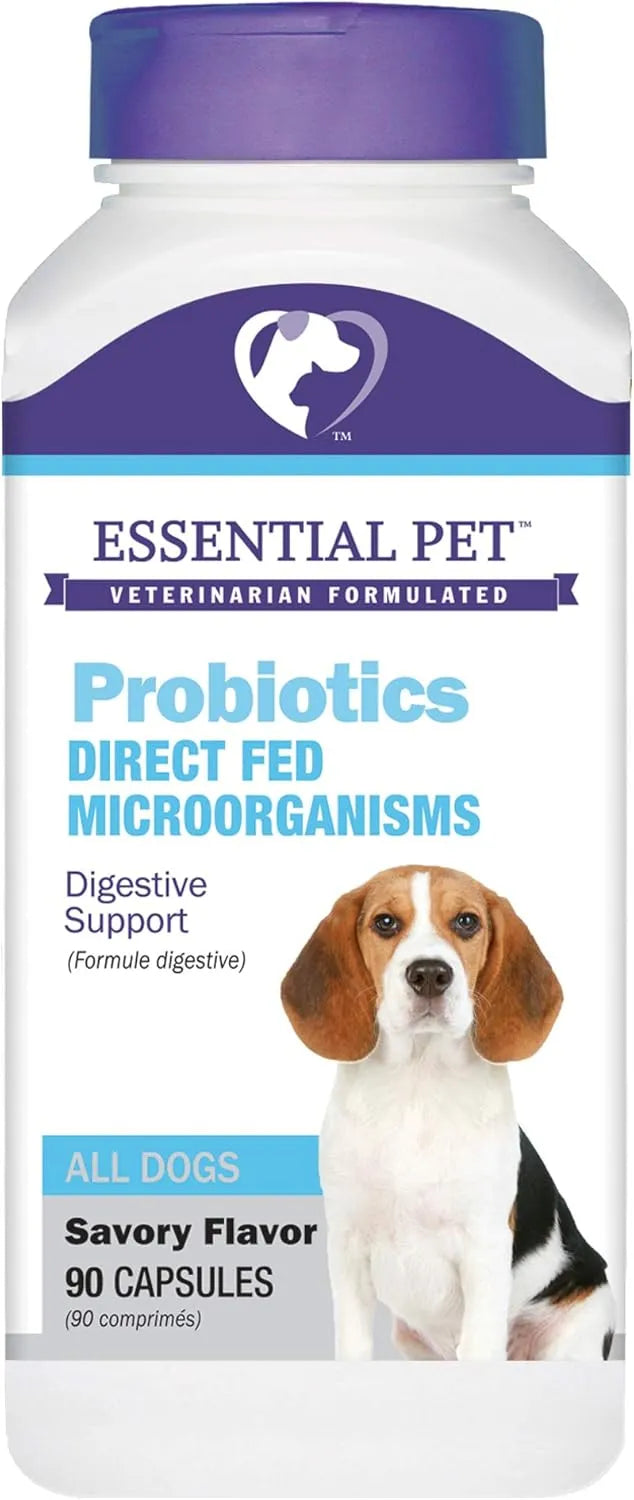ESSENTIAL PET - Essential Pet Probiotics with Direct-fed Microorganisms for Digestive Support 90 Capsulas - The Red Vitamin MX - Probióticos Para Perros - {{ shop.shopifyCountryName }}