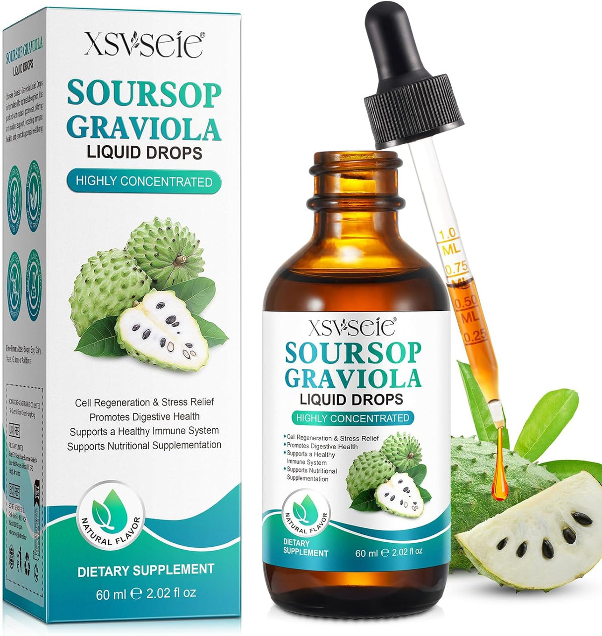 Xsvseie Soursop Bitters Liquid 60Ml.