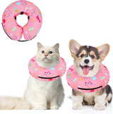 Toptakeit Elevated Inflatable Dog Collar PINKT XSMALL
