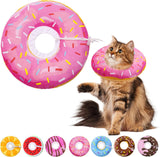 Seyezo Cat Cone Collar Soft Donut Pink Large