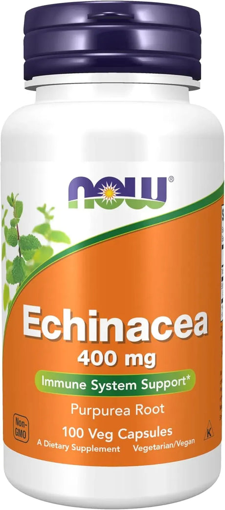 NOW SUPPLEMENTS - NOW Supplements Echinacea 400Mg. 100 Capsulas - The Red Vitamin MX - Suplementos Alimenticios - {{ shop.shopifyCountryName }}