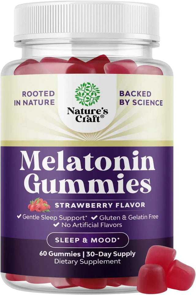 NATURES CRAFT - Natures Craft Melatonin 5Mg. 60 Gomitas - The Red Vitamin MX - Suplementos Alimenticios - {{ shop.shopifyCountryName }}