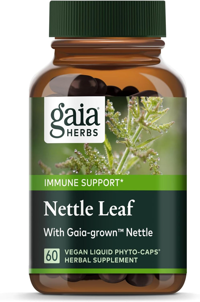 GAIA HERBS - Gaia Herbs Nettle Leaf 60 Capsulas - The Red Vitamin MX - Suplementos Alimenticios - {{ shop.shopifyCountryName }}