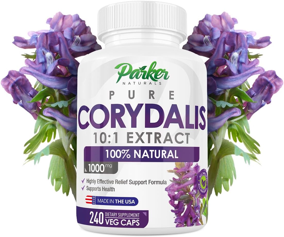 Parker Naturals Pure Corydalis 1000Mg. 240 Capsulas