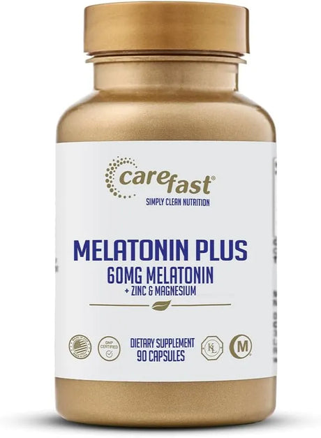 CAREFAST - CAREFAST Melatonin Plus Extra Strength 60Mg. 90 Capsulas - The Red Vitamin MX - Suplementos Alimenticios - {{ shop.shopifyCountryName }}