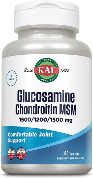 KAL Glucosamine Chondroitin MSM 60 Tabletas