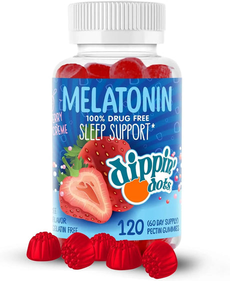 DIPPIN' DOTS - Dippin' Dots Melatonin Sleep Support Gummies 120 Gomitas - The Red Vitamin MX - Suplementos Alimenticios - {{ shop.shopifyCountryName }}