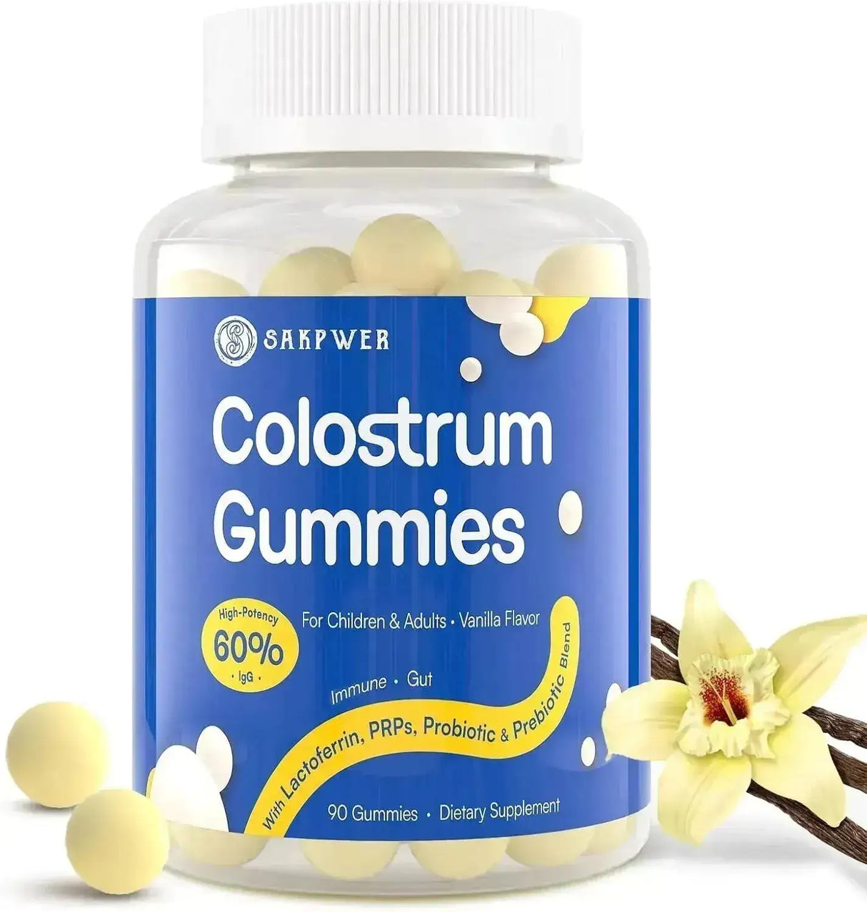 SAKPWER - Sakpwer Bovine Colostrum 60% IgG Gummies 90 Gomitas - The Red Vitamin MX - Suplementos Alimenticios - {{ shop.shopifyCountryName }}
