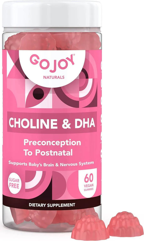 GOJOY NATURALS - GOJOY NATURALS Prenatal Choline & DHA Gummies 60 Gomitas - The Red Vitamin MX - Suplementos Alimenticios - {{ shop.shopifyCountryName }}