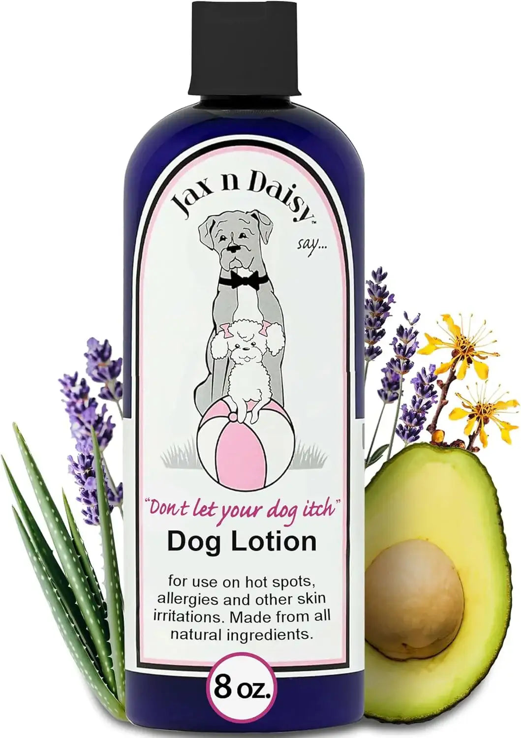 JAX N DAISY - Jax N Daisy Don t let Your Dog Itch Lotion Itch Relief for Dogs 8 Fl.Oz. - The Red Vitamin MX - Remedios Para La Picazón De Perros - {{ shop.shopifyCountryName }}