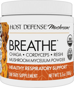 HOST DEFENSE - Host Defense Breathe Powder 66 Servicios 100Gr. - The Red Vitamin MX - Suplementos Alimenticios - {{ shop.shopifyCountryName }}