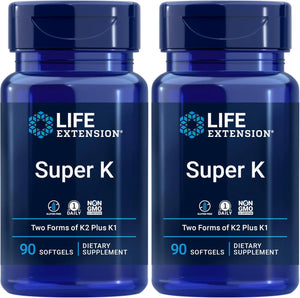 LIFE EXTENSION - Life Extension Super K 90 Capsulas Blandas 2 Pack - The Red Vitamin MX - Suplementos Alimenticios - {{ shop.shopifyCountryName }}