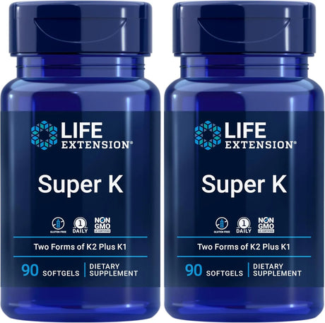 LIFE EXTENSION - Life Extension Super K 90 Capsulas Blandas 2 Pack - The Red Vitamin MX - Suplementos Alimenticios - {{ shop.shopifyCountryName }}
