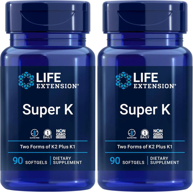 LIFE EXTENSION - Life Extension Super K 90 Capsulas Blandas 2 Pack - The Red Vitamin MX - Suplementos Alimenticios - {{ shop.shopifyCountryName }}