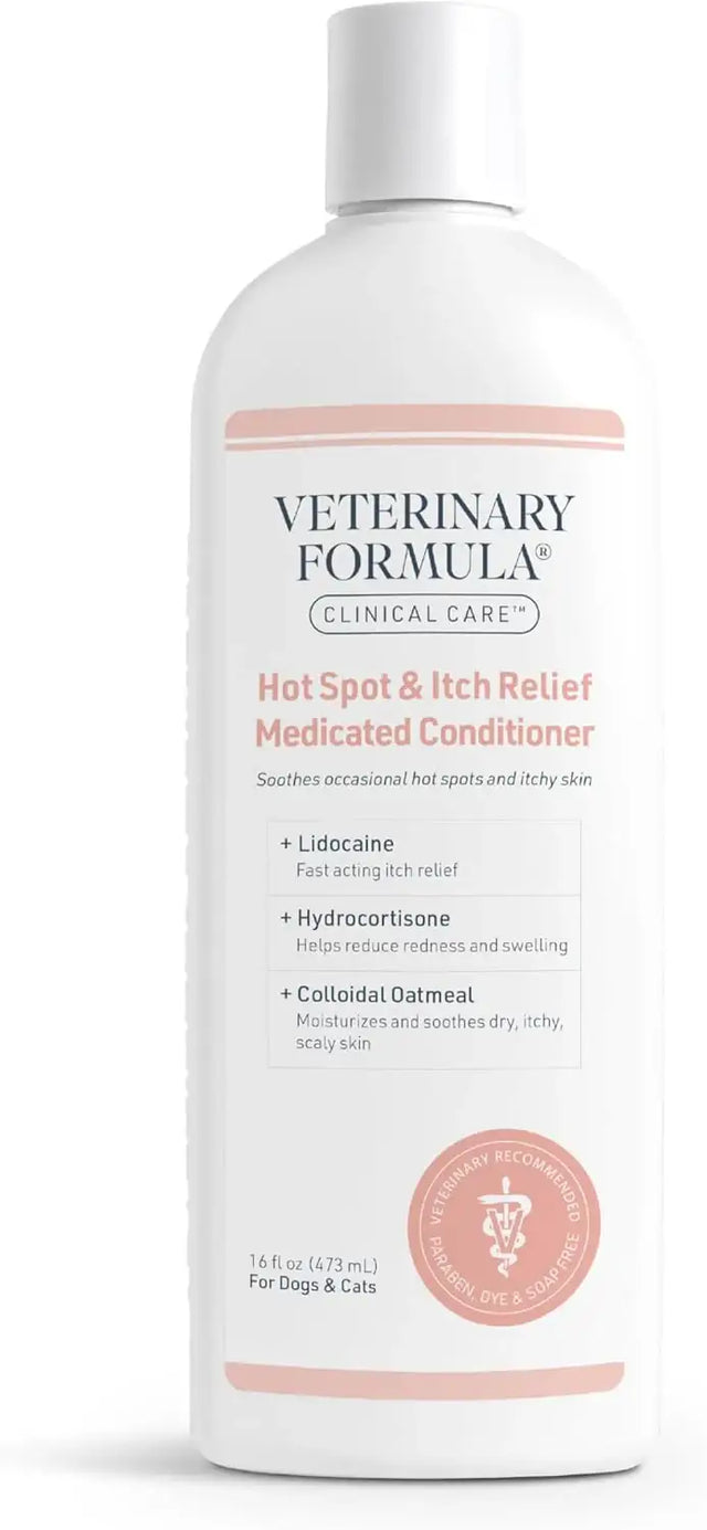 VETERINARY FORMULA - Veterinary Formula Clinical Care Hot Spot & Itch Relief Cat & Dog Medicated Conditioner 16 Fl.Oz. - The Red Vitamin MX - Remedios Para La Picazón De Perros - {{ shop.shopifyCountryName }}