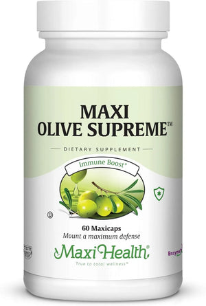 MAXI HEALTH - Maxi Health Olive Supreme 60 Capsulas - The Red Vitamin MX - Suplementos Alimenticios - {{ shop.shopifyCountryName }}