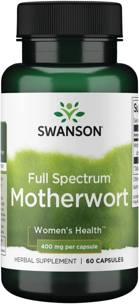 SWANSON - Swanson Motherwort 400Mg. 60 Capsulas - The Red Vitamin MX - Suplementos Alimenticios - {{ shop.shopifyCountryName }}