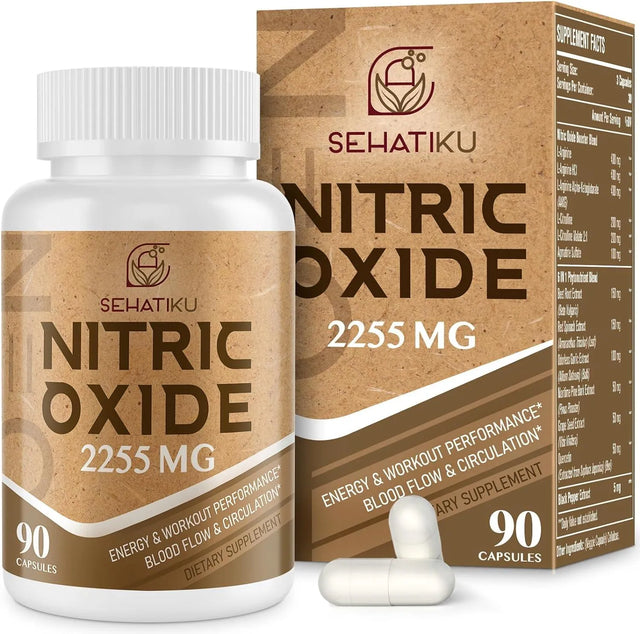 SEHAIKU - SehatiKu Nitric Oxide Supplement 2255Mg. 90 Capsulas - The Red Vitamin MX - Suplementos Alimenticios - {{ shop.shopifyCountryName }}