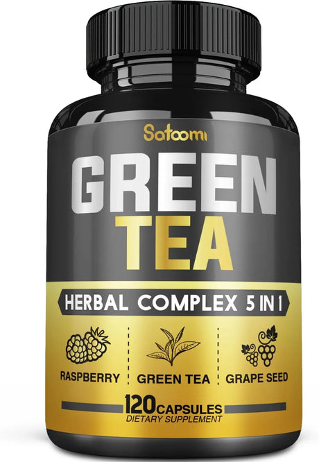 SATOOMI - Satoomi 5in1 Organic Green Tea Extract with EGCG 14,200Mg. 120 Capsulas - The Red Vitamin MX - Suplementos Alimenticios - {{ shop.shopifyCountryName }}