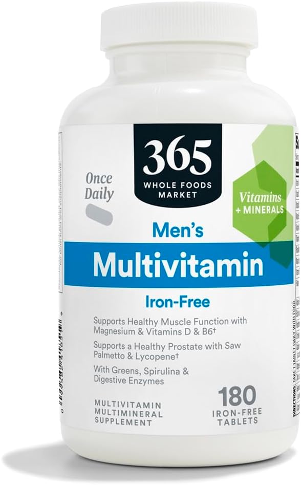 365 by Whole Foods Market Men's One Daily Multivitamin 180 Tabletas