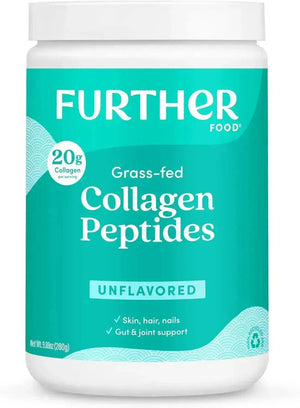 FURTHER FOOD - Further Food Unflavored Collagen Peptides Powder 280Gr. - The Red Vitamin MX - Suplementos Alimenticios - {{ shop.shopifyCountryName }}