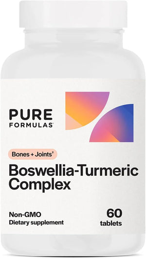 PUREFORMULAS - PureFormulas Boswellia Turmeric 60 Tabletas - The Red Vitamin MX - Suplementos Alimenticios - {{ shop.shopifyCountryName }}