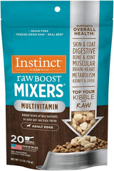 Instinct Raw Boost Mixers Multivitamin for Adult Dogs Freeze-Dried Food Topper 156Gr.