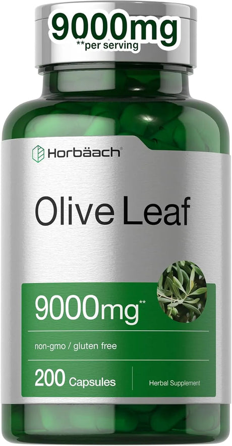 HORBAACH - Horbaach Olive Leaf Extract 9000Mg. 200 Capsulas - The Red Vitamin MX - Suplementos Alimenticios - {{ shop.shopifyCountryName }}