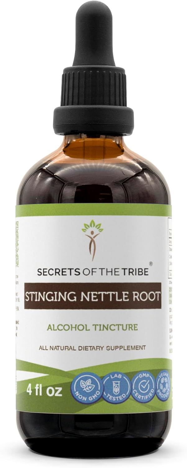 Secrets of the Tribe Stinging Nettle Root Tincture Alcohol Extract 4 Fl.Oz.