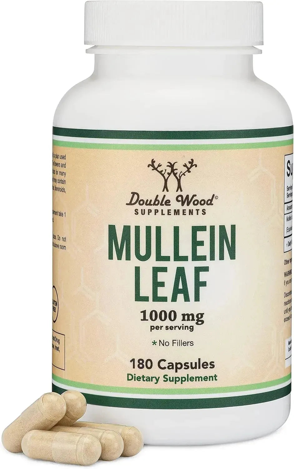 DOUBLE WOOD SUPPLEMENTS - Double Wood Supplements Mullein Leaf Extract 180 Capsulas - The Red Vitamin MX - Suplementos Alimenticios - {{ shop.shopifyCountryName }}