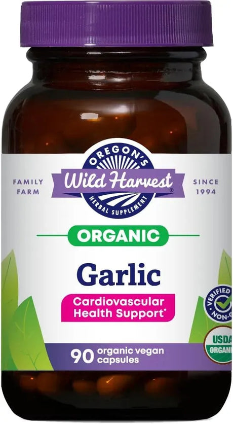 OREGON'S WILD HARVEST - Oregon's Wild Harvest Certified Organic Garlic 1575Mg. 90 Capsulas - The Red Vitamin MX - Suplementos Alimenticios - {{ shop.shopifyCountryName }}