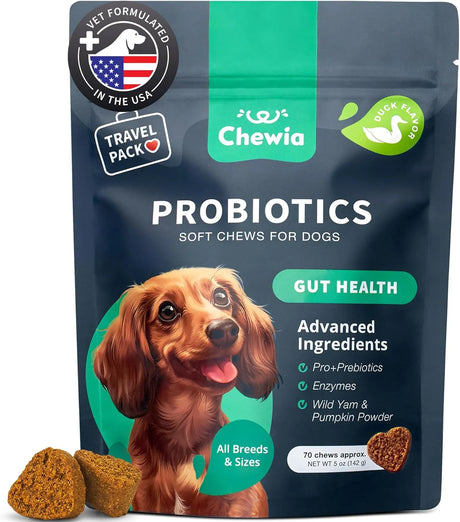 CHEWIA - CHEWIA Probiotics for Dogs 70 Masticables - The Red Vitamin MX - Probióticos Para Perros - {{ shop.shopifyCountryName }}