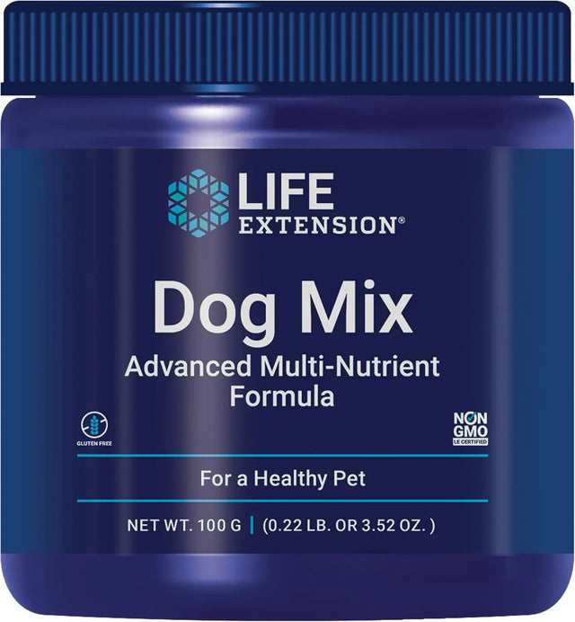 LIFE EXTENSION - Life Extension Dog Mix Dog Vitamins 60 Servicios 100Gr. - The Red Vitamin MX - Multivitamínicos Para Perros - {{ shop.shopifyCountryName }}