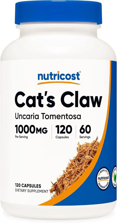 NUTRICOST - Nutricost Cat's Claw 1000Mg. 120 Capsulas - The Red Vitamin MX - Suplementos Alimenticios - {{ shop.shopifyCountryName }}