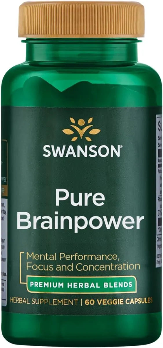 SWANSON - Swanson Pure Brainpower Brain Health 60 Capsulas - The Red Vitamin MX - Suplementos Alimenticios - {{ shop.shopifyCountryName }}