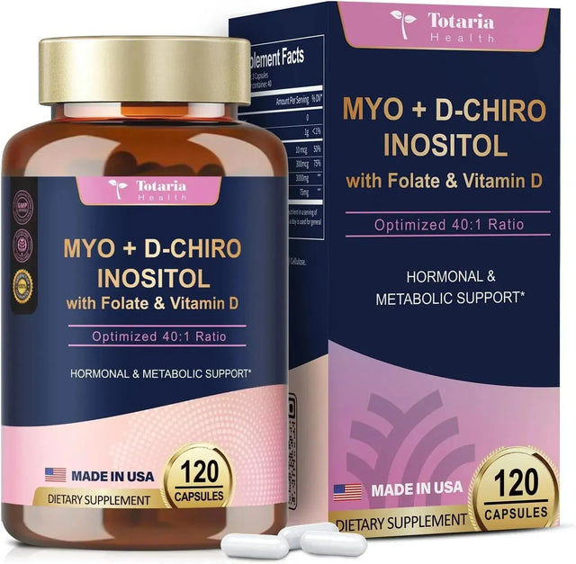 TOTARIA - Totaria Myo-Inositol & D-Chiro Inositol 120 Capsulas - The Red Vitamin MX - Suplementos Alimenticios - {{ shop.shopifyCountryName }}