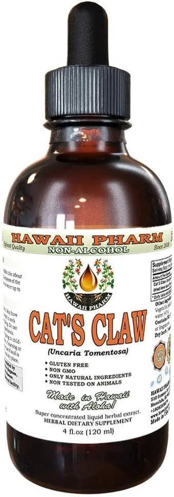 HAWAIIPHARM - Hawaii Pharm Cat's Claw Alcohol-FREE Liquid Extract 4 Fl.Oz. - The Red Vitamin MX - Suplementos Alimenticios - {{ shop.shopifyCountryName }}