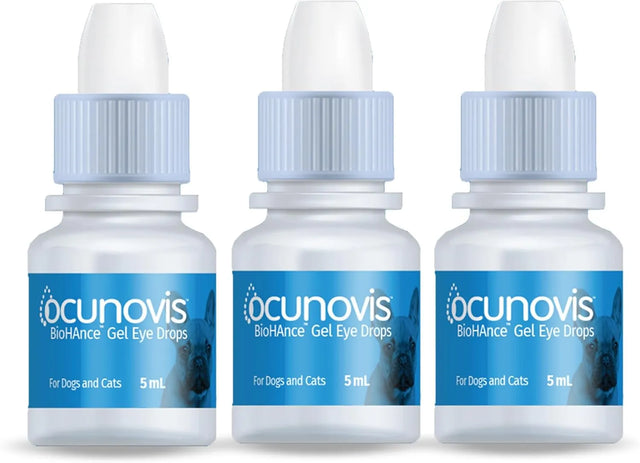 SENTRX - Sentrx Ocunovis Gel Eye Drops for Dogs & Cats 5Ml. 3 Pack - The Red Vitamin MX - Cuidado De Los Ojos De Los Perros - {{ shop.shopifyCountryName }}