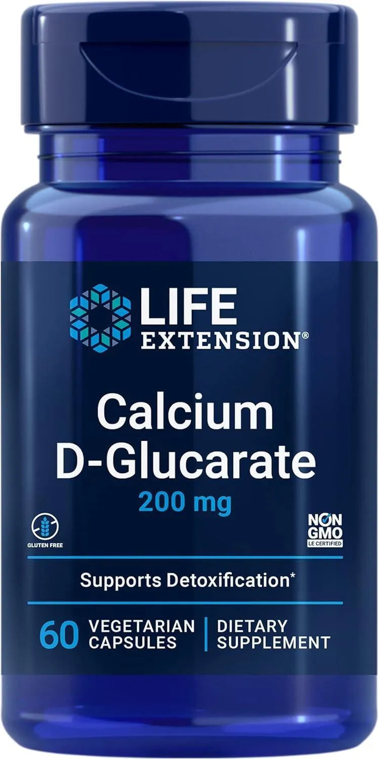 LIFE EXTENSION - Life Extension Calcium D-Glucarate 200Mg. 60 Capsulas - The Red Vitamin MX - Suplementos Alimenticios - {{ shop.shopifyCountryName }}