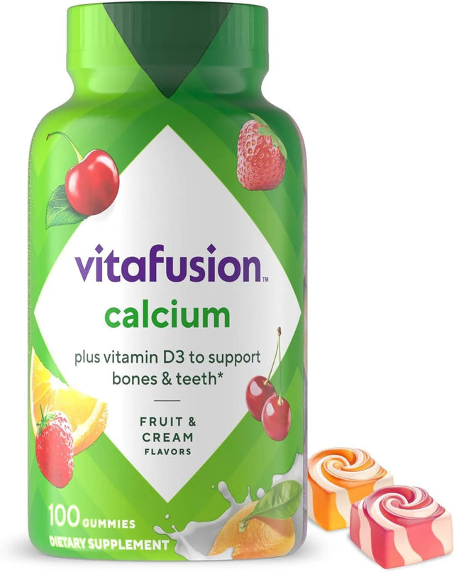 VITAFUSION - Vitafusion Chewable Calcium Gummy 100 Gomitas - The Red Vitamin MX - Suplementos Alimenticios - {{ shop.shopifyCountryName }}